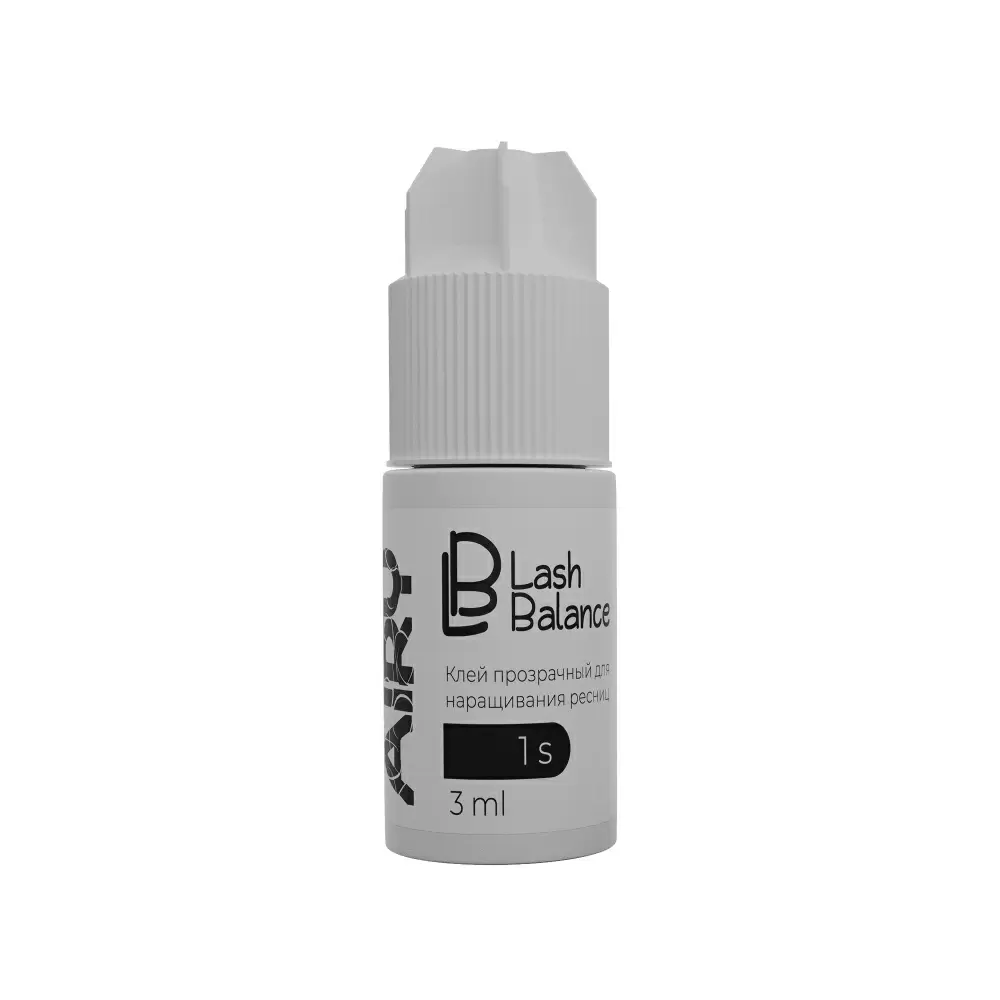 Клей Lash Balance AIRY прозрачный для наращивания ресниц, 3 мл