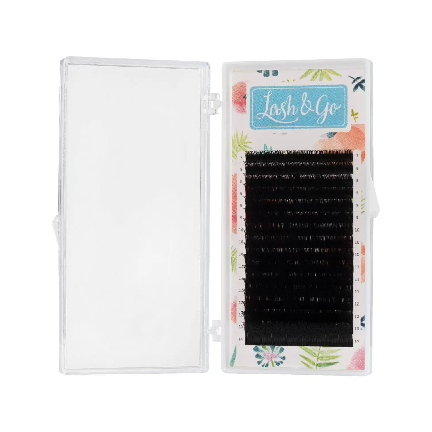 Ресницы чёрные Lash&Go, Микс 16 линий
