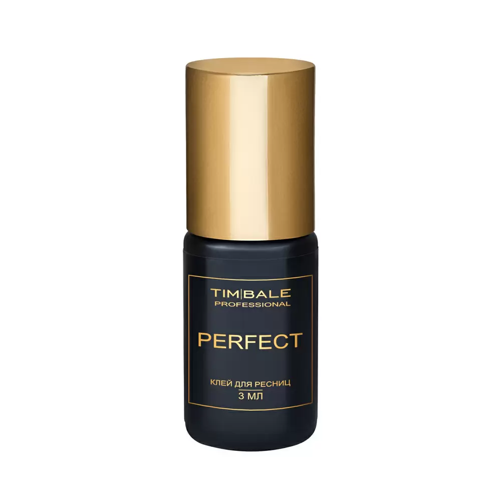 Клей TimBale Perfect чёрный для наращивания ресниц, 3 мл