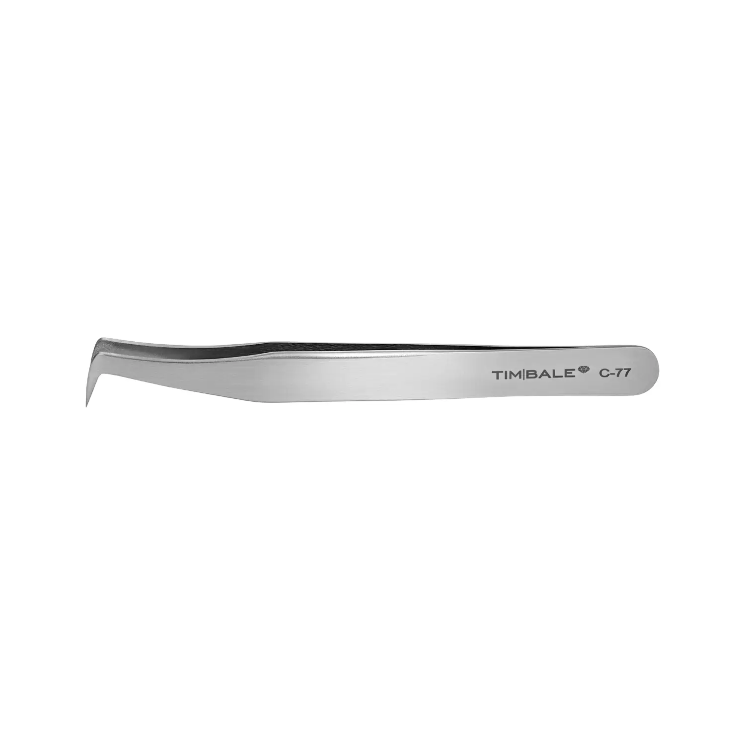 Пинцет для наращивания ресниц TimBale Diamond C-77