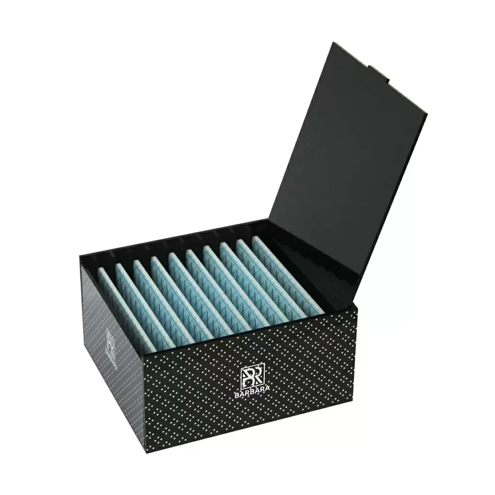 Лэшбокс BARBARA, 10 планшетов, Чёрный