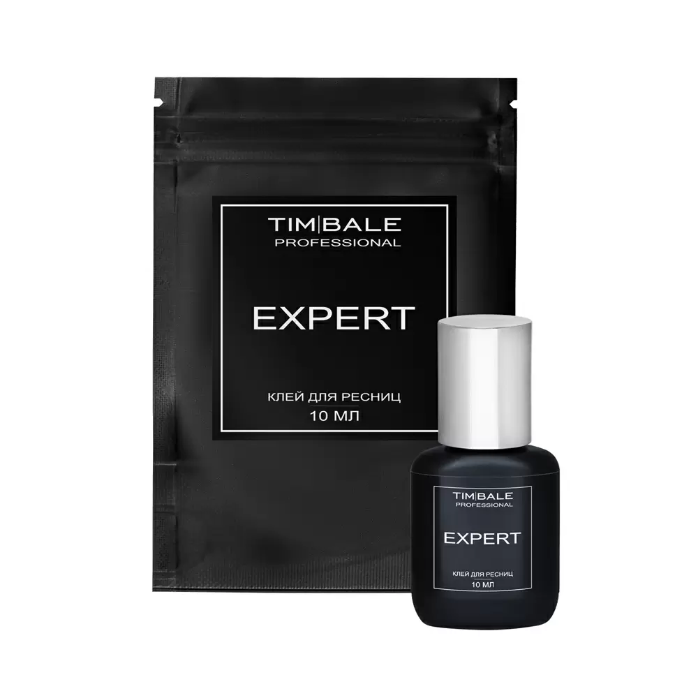 Клей TimBale Expert чёрный для наращивания ресниц, 10 мл