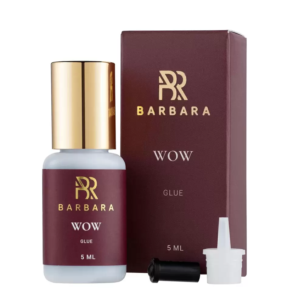 Клей BARBARA WOW чёрный для наращивания ресниц, 5 мл
