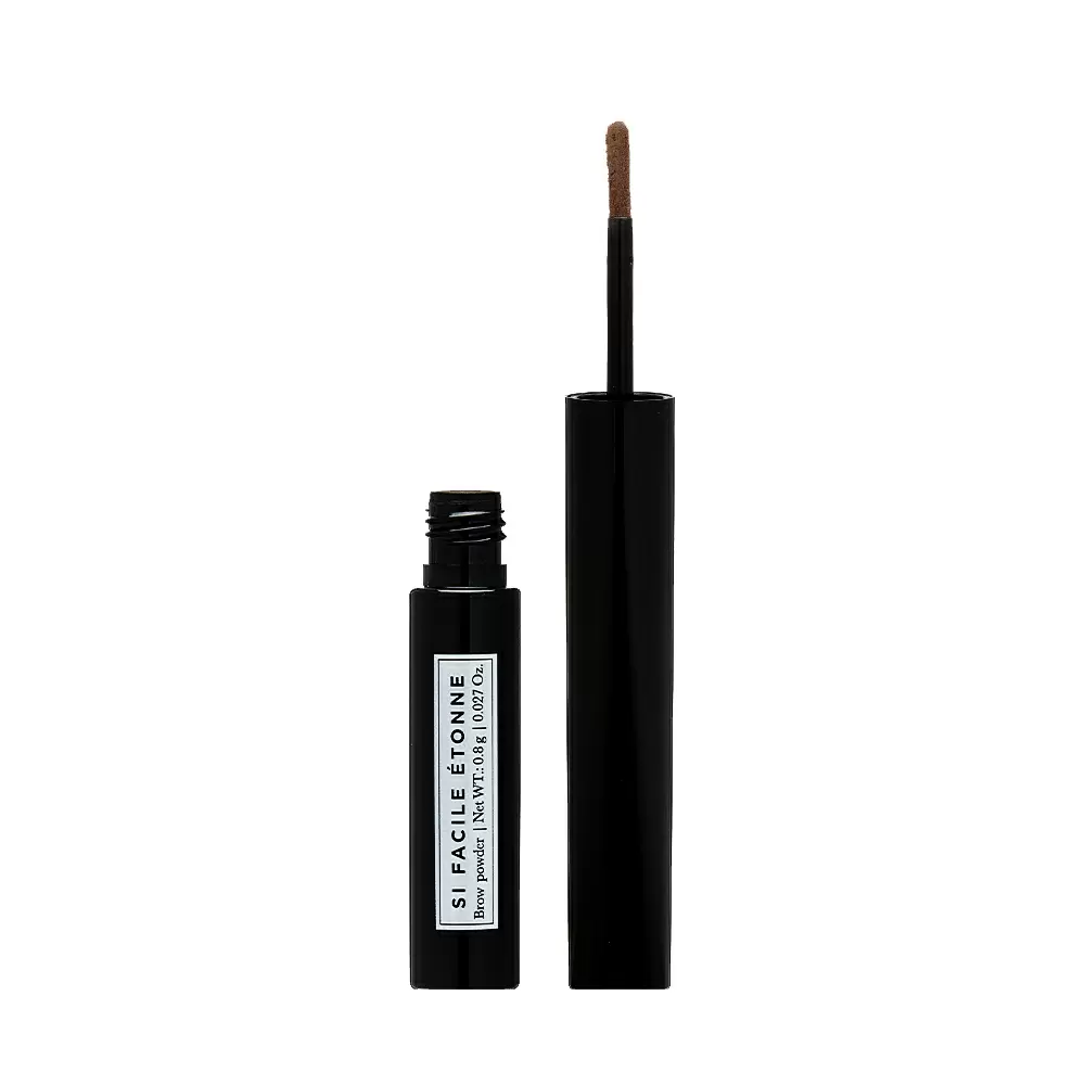 Пудра для бровей Brow Powder Si facile etonne, CC Brow, Серо-коричневый