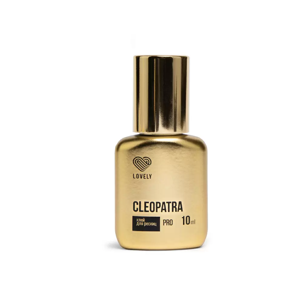 Клей Lovely Cleopatra чёрный для наращивания ресниц, 10 мл, Уценка