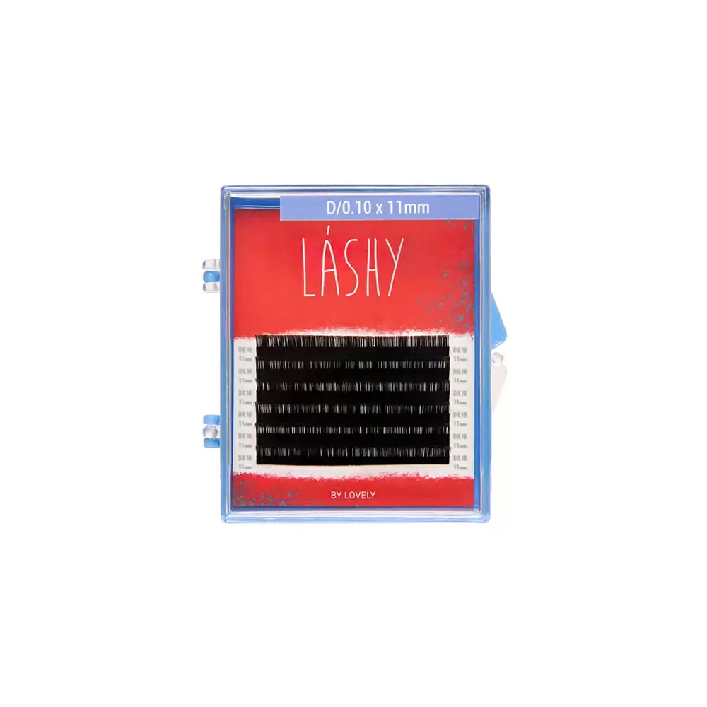 Ресницы чёрные LASHY, 6 линий