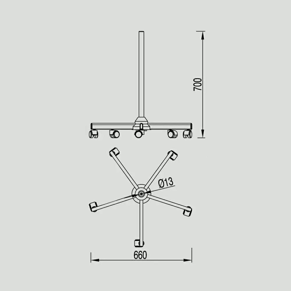 Штатив для лампы FS2, White, №15-1