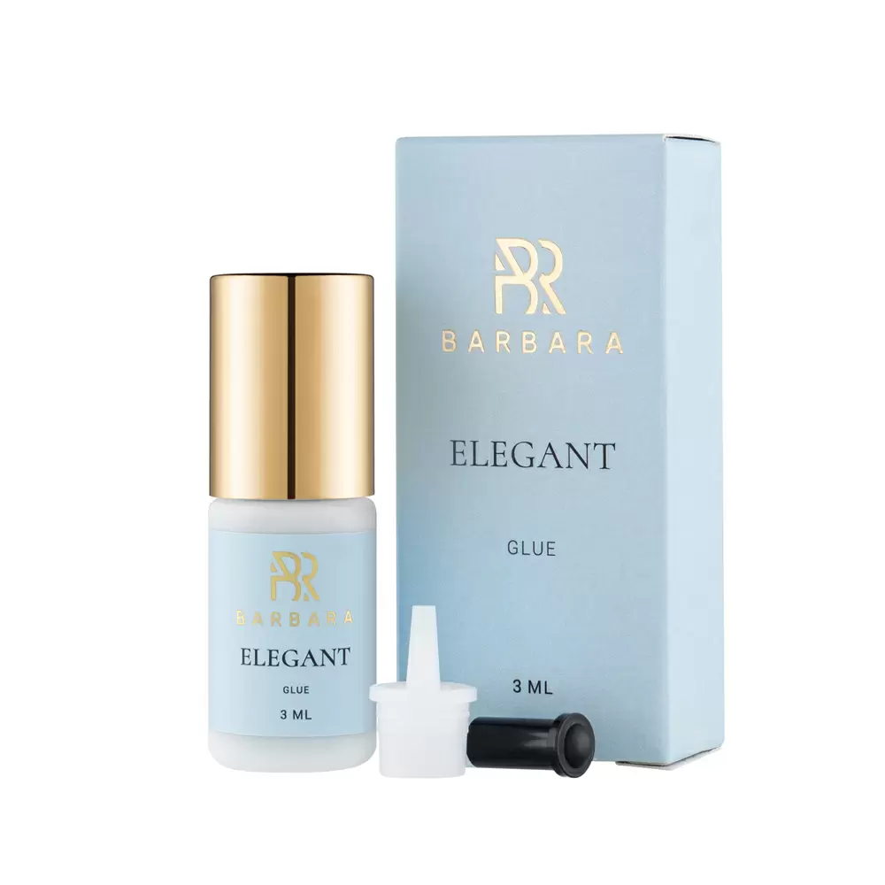 Клей BARBARA Elegant чёрный для наращивания ресниц, 3 мл, Уценка