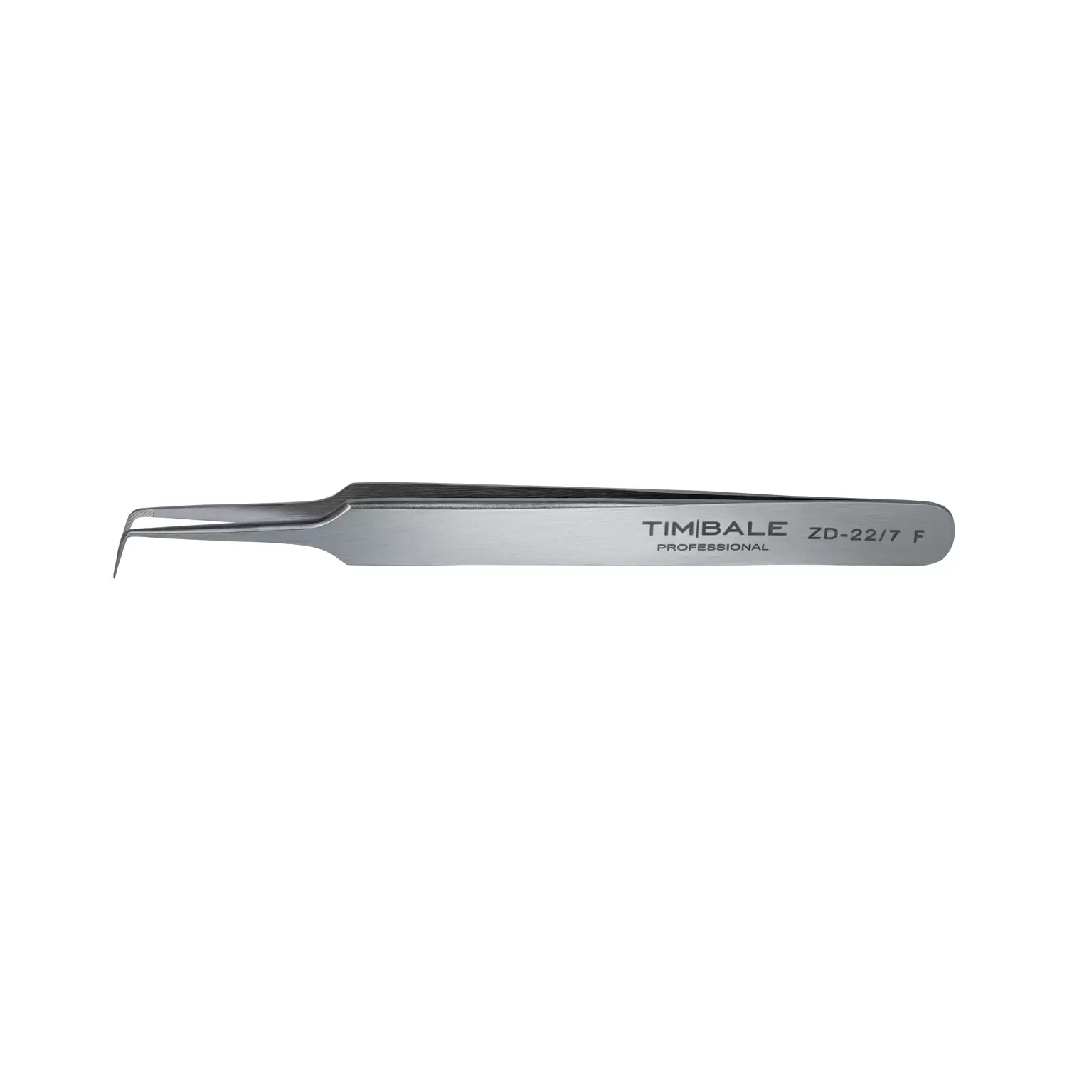 Пинцет для наращивания ресниц TimBale ZD-22, 7 мм, Fiber