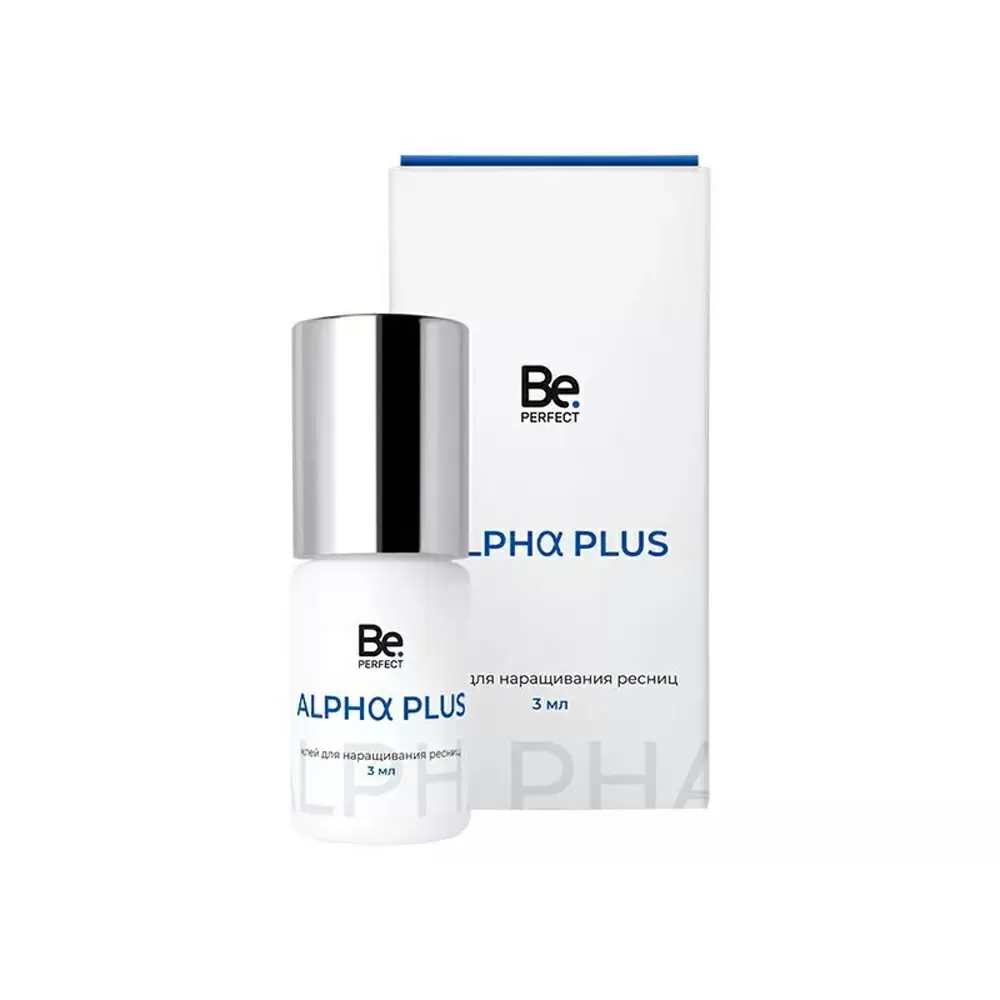 Клей Be Perfect Alpha Plus чёрный для наращивания ресниц, 3 мл, Коробочка