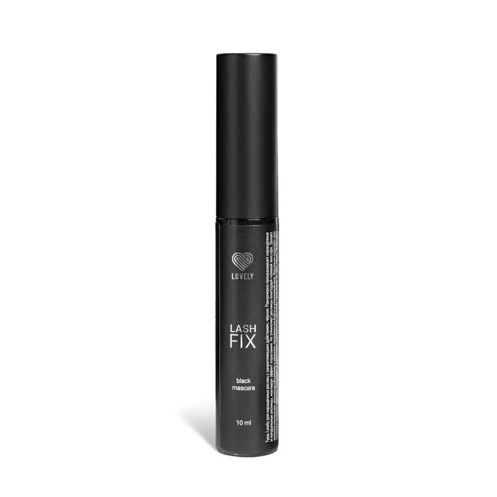 Тушь чёрная LOVELY Lash fix для наращенных ресниц, 10 мл