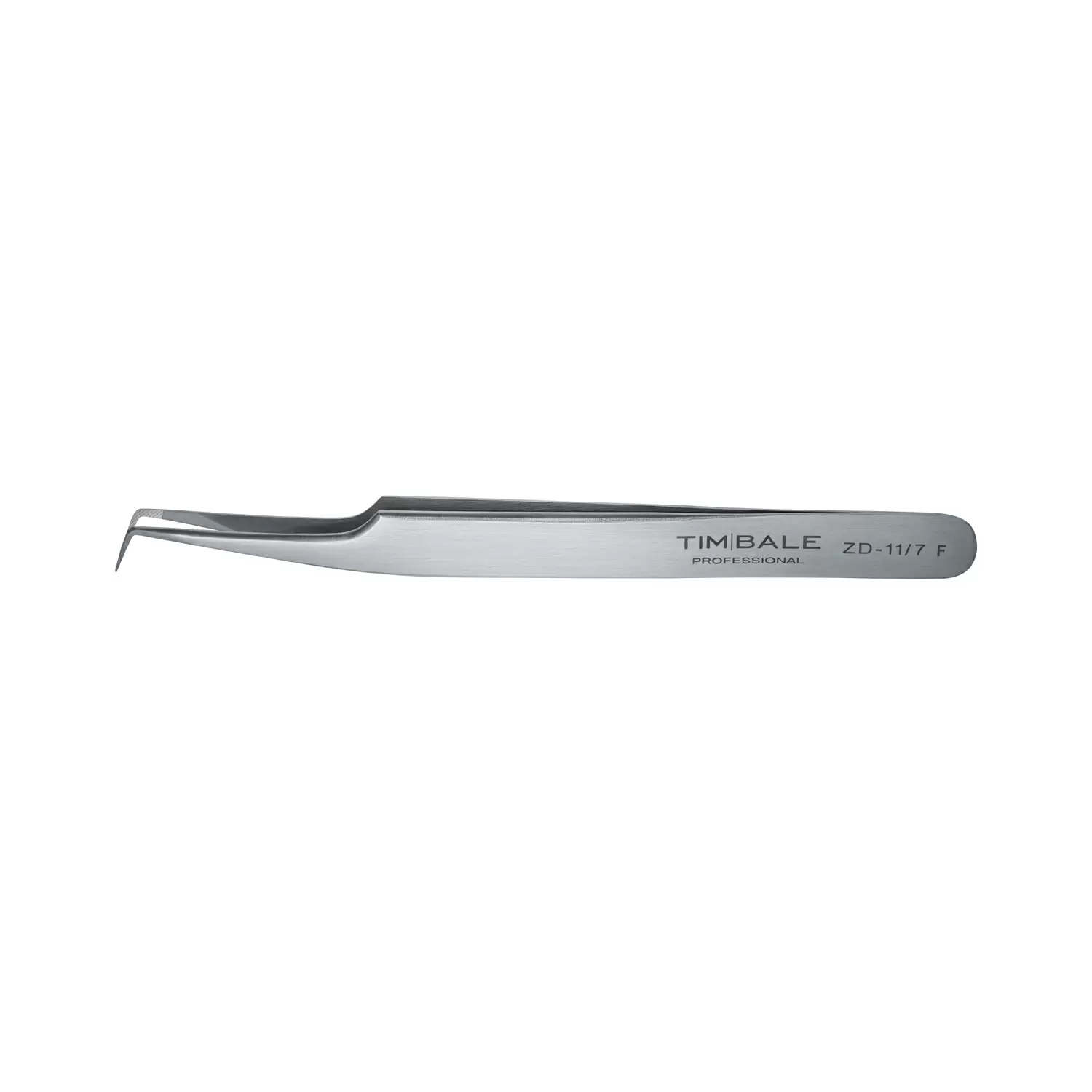 Пинцет для наращивания ресниц TimBale ZD-11, 7 мм, Fiber
