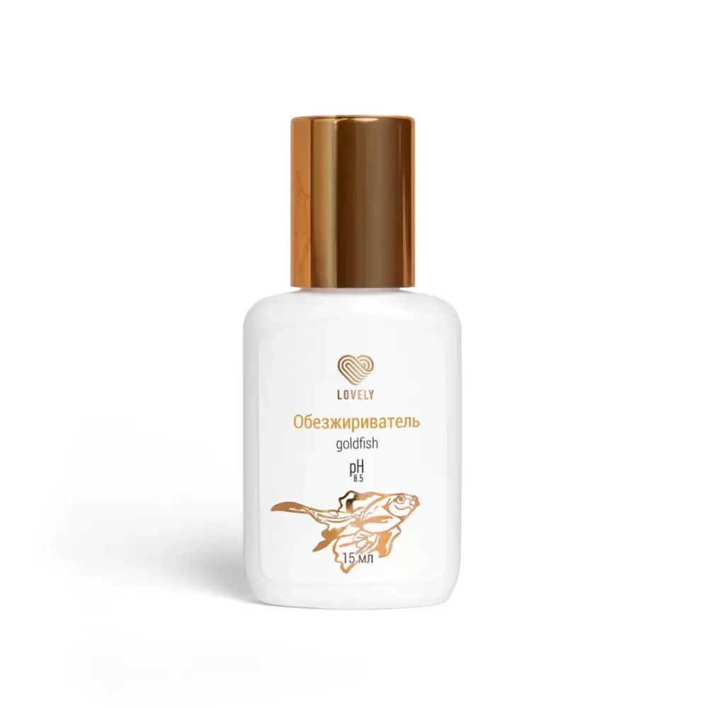 Обезжириватель для ресниц Lovely Goldfish, 15 мл
