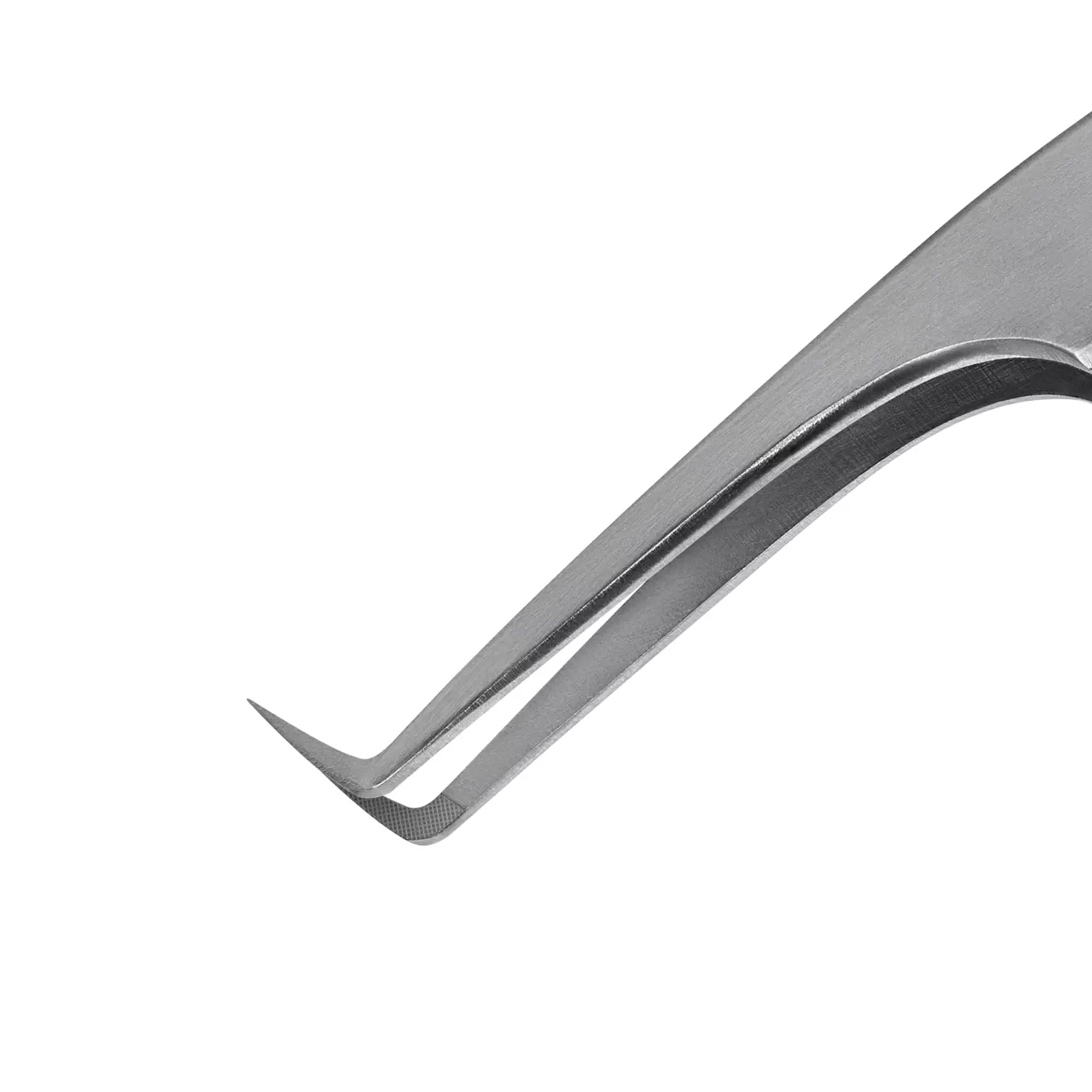 Пинцет для наращивания ресниц TimBale Nano C-55, 7 мм