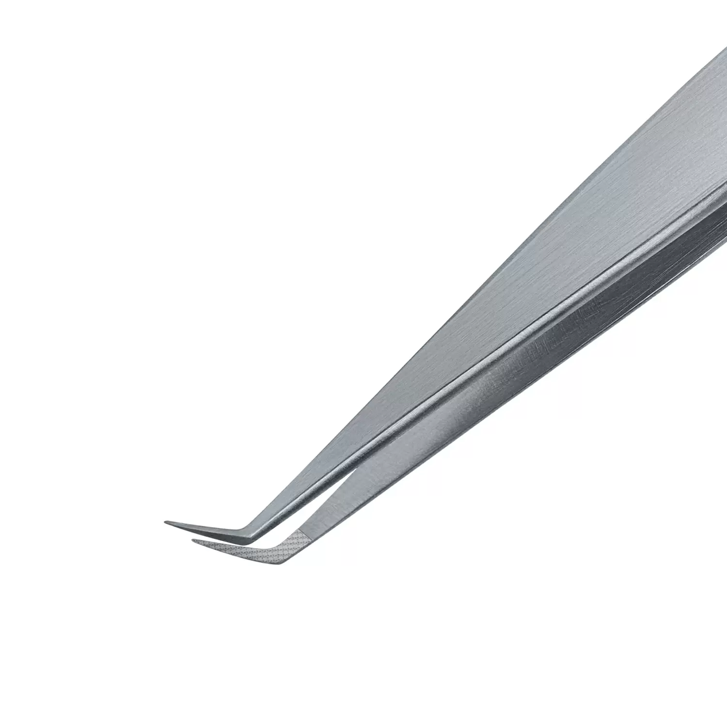 Пинцет для наращивания ресниц TimBale ZD-03, 7 мм, Fiber