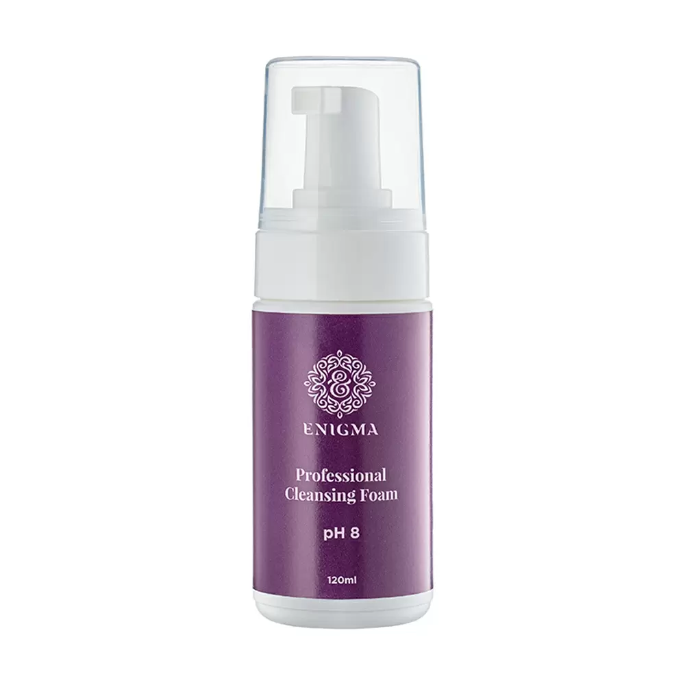 Очищающая пенка щелочная для ресниц перед наращиванием Enigma, 120 мл