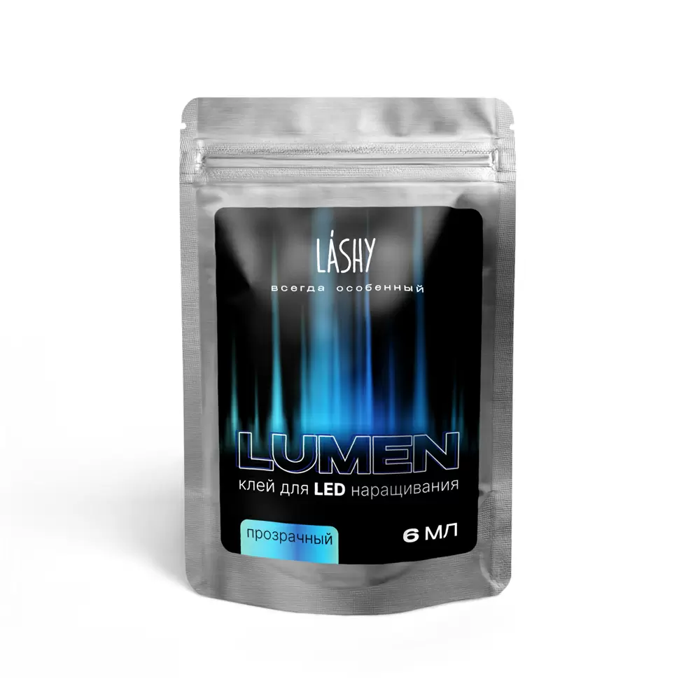 Клей LASHY Lumen прозрачный для LED наращивания, 6 мл