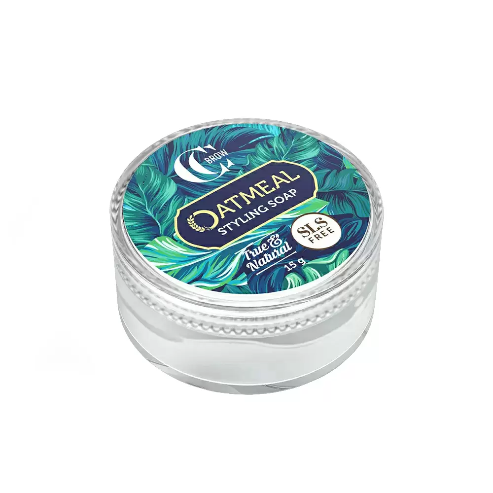 Мыло для укладки бровей со щеточкой Oatmeal Styling Soap, True&Natural, CC Brow, 15g