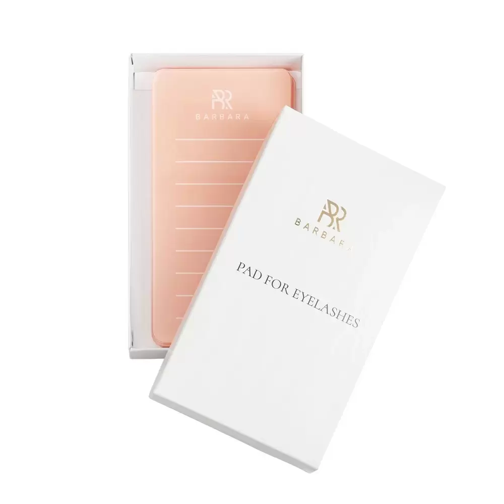 Планшет фирменный для ресниц малый BARBARA, Peach