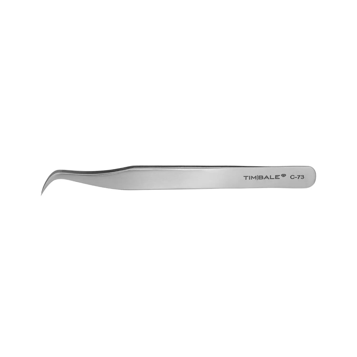 Пинцет для наращивания ресниц TimBale Diamond C-73