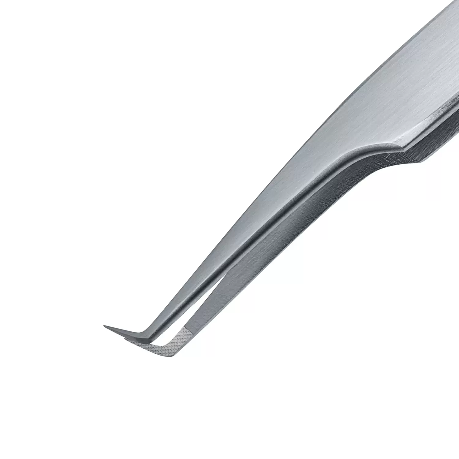 Пинцет для наращивания ресниц TimBale ZD-11, 5 мм, Fiber