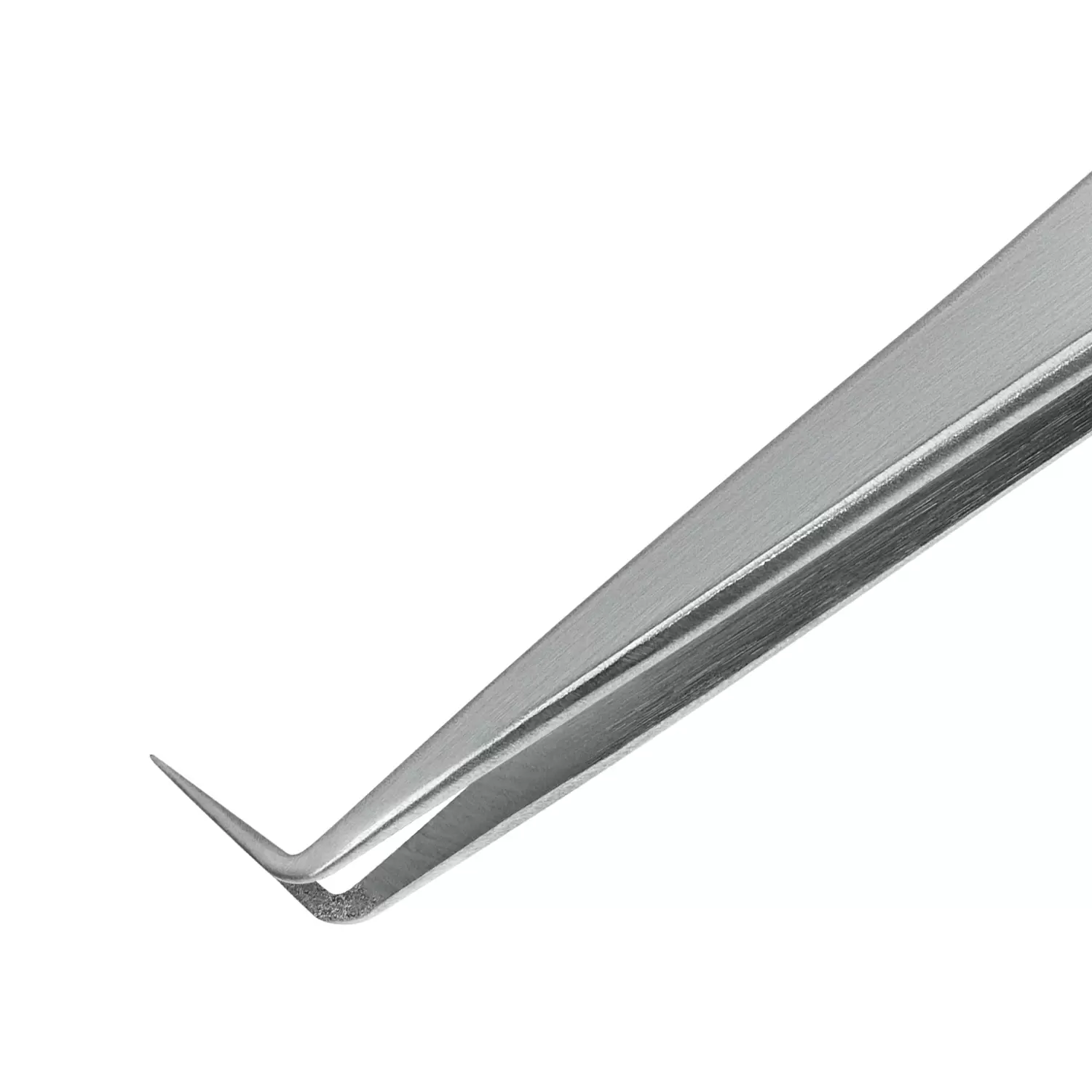 Пинцет для наращивания ресниц TimBale Diamond C-101, 7 мм, 90 градусов