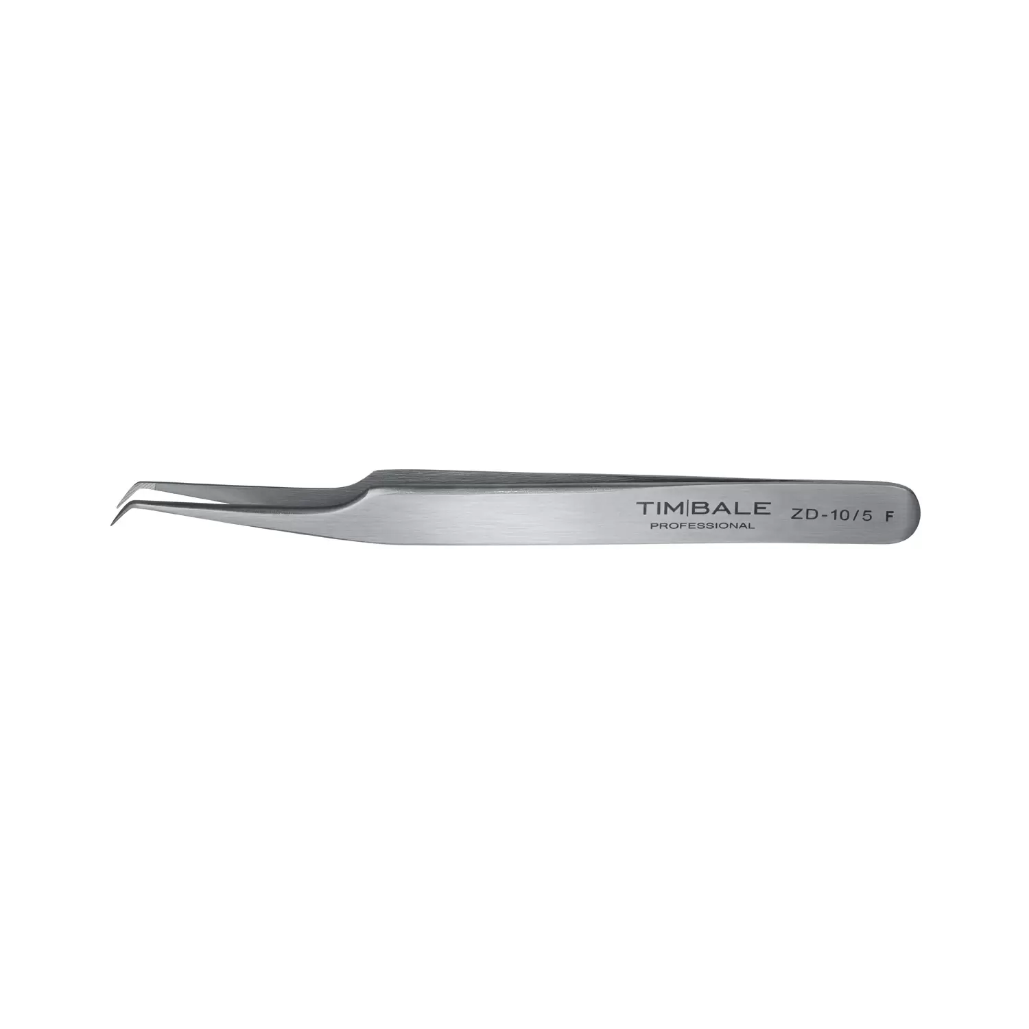 Пинцет для наращивания ресниц TimBale ZD-10, 5 мм, Fiber