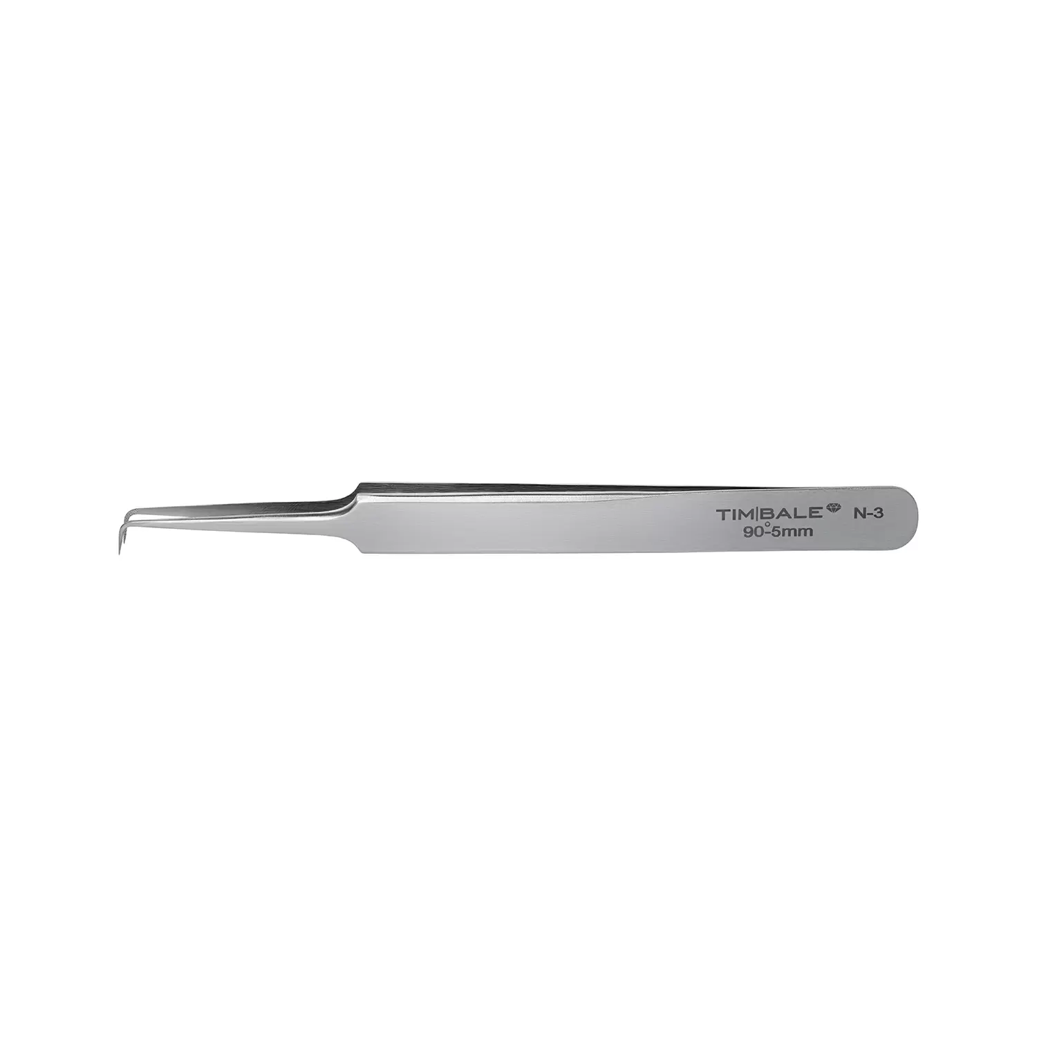 Пинцет для наращивания ресниц TimBale Diamond N-3, 5 мм