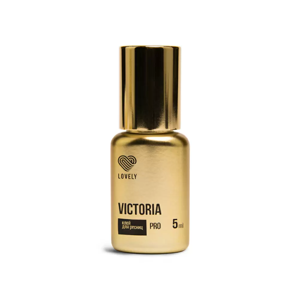 Клей Lovely Victoria чёрный для наращивания ресниц, 5 мл