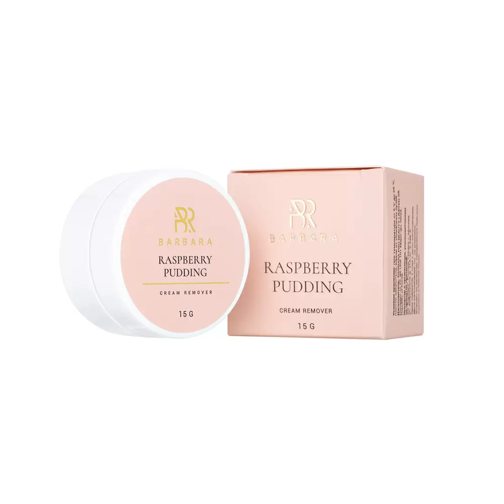 Ремувер кремовый для снятия ресниц BARBARA RASPBERRY PUDDING, 15 г, Малина