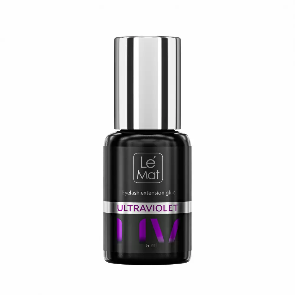 Клей Le Maitre UV-0.5 Silver чёрный для наращивания ресниц, 5 мл