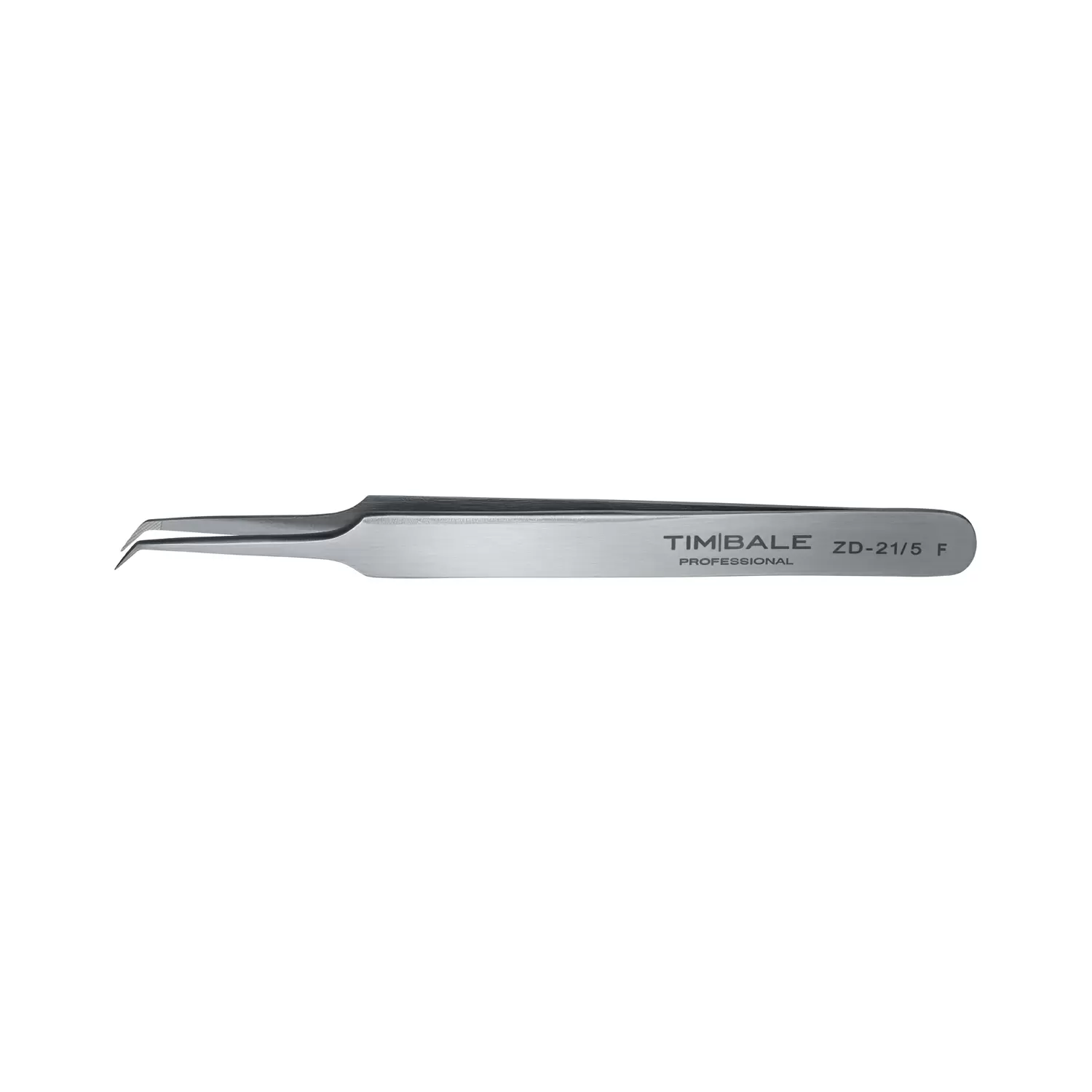 Пинцет для наращивания ресниц TimBale ZD-21, 5 мм, Fiber