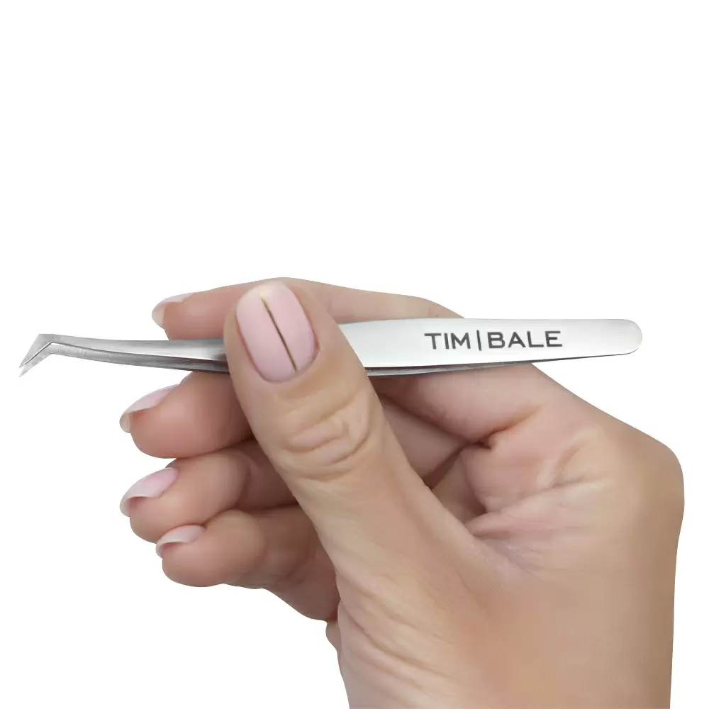 Пинцет для наращивания ресниц TimBale ZD-37