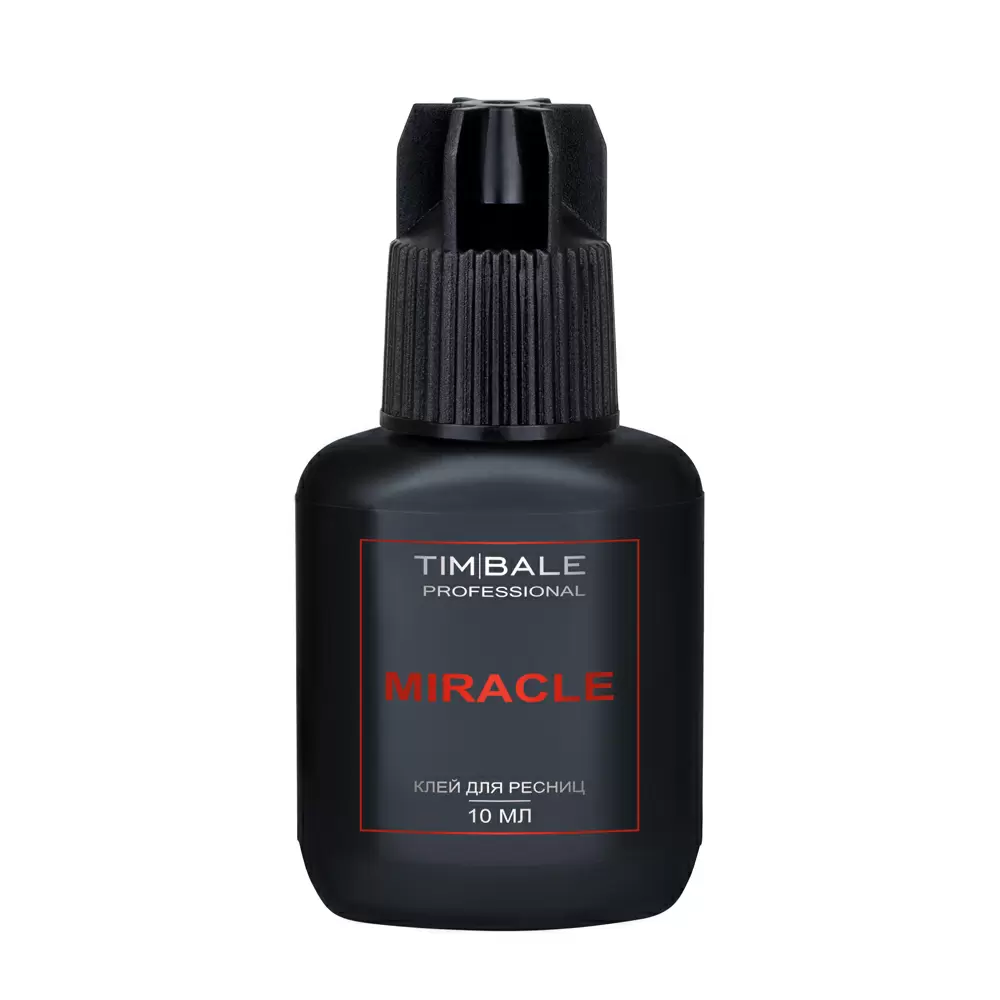 Клей TimBale Miracle чёрный для наращивания ресниц, 10 мл