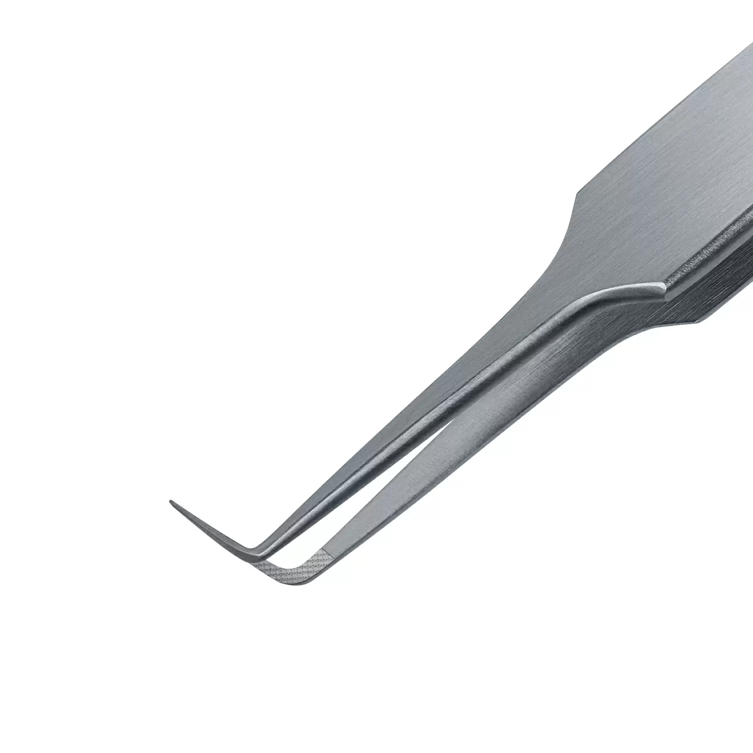 Пинцет для наращивания ресниц TimBale ZD-22, 7 мм, Fiber