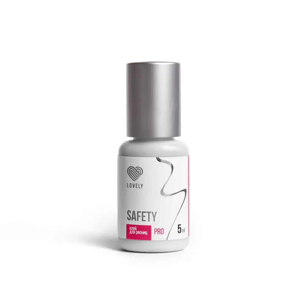 Клей Lovely Safety чёрный для наращивания ресниц, 5 мл