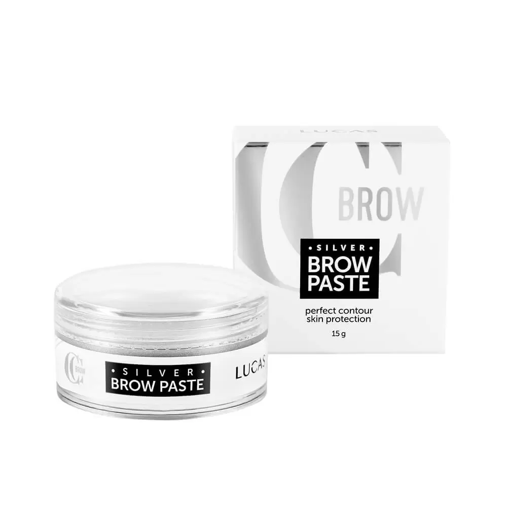 Паста для бровей серебряная CC Brow, 15 г