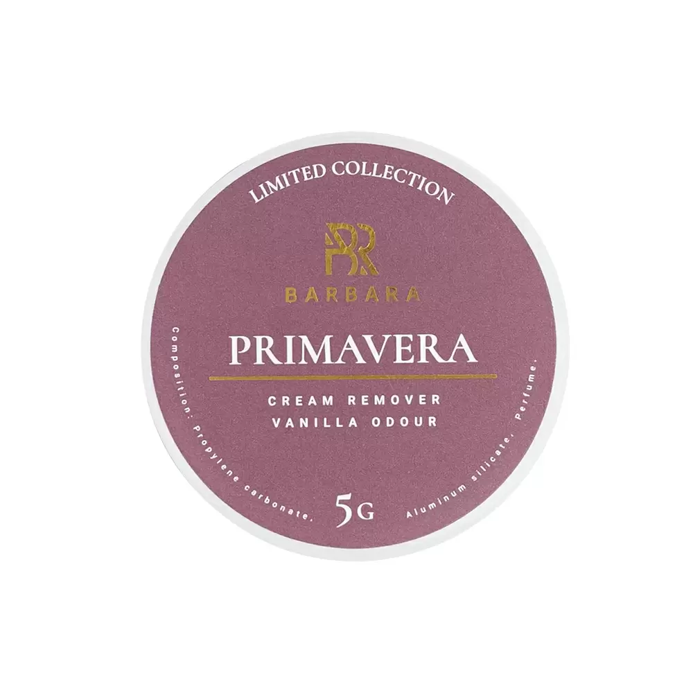 Ремувер кремовый для снятия ресниц BARBARA PRIMAVERA, 5 г, Ваниль