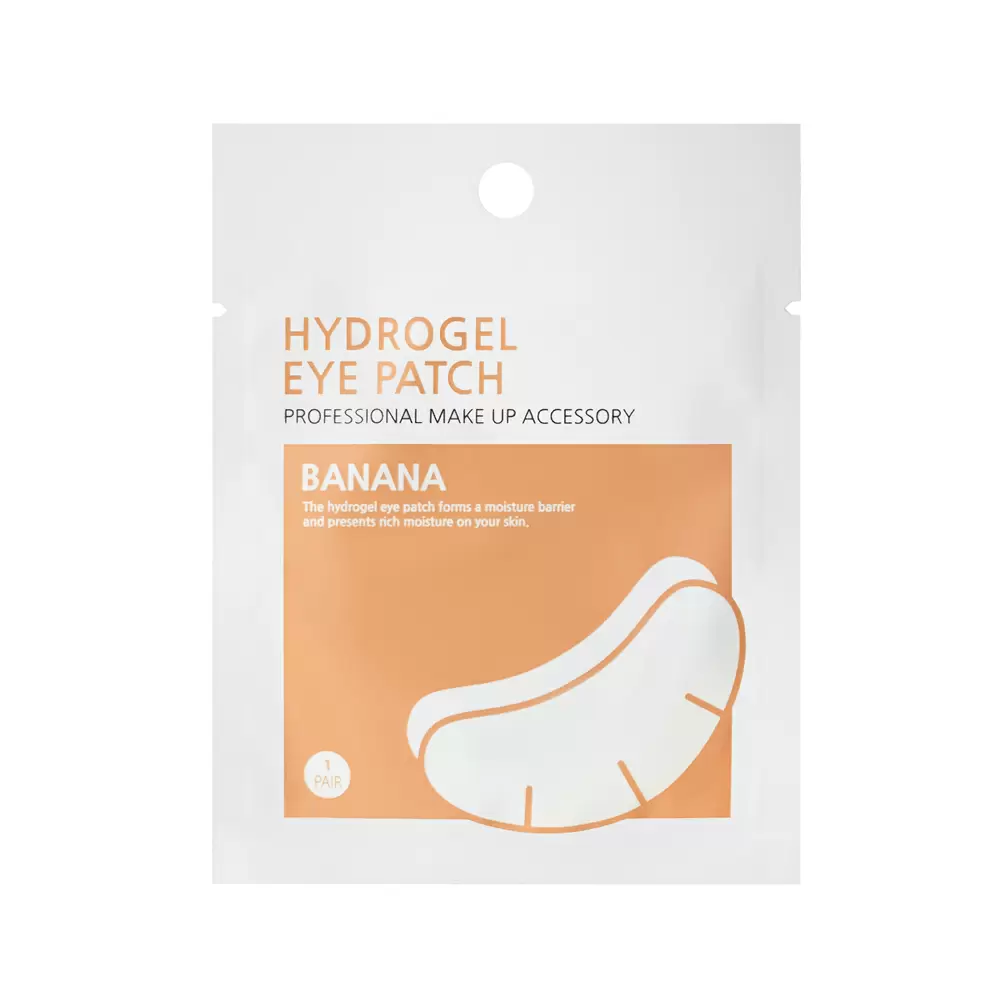 Патчи гидрогелевые HS BANANA для изоляции ресниц, 1 пара