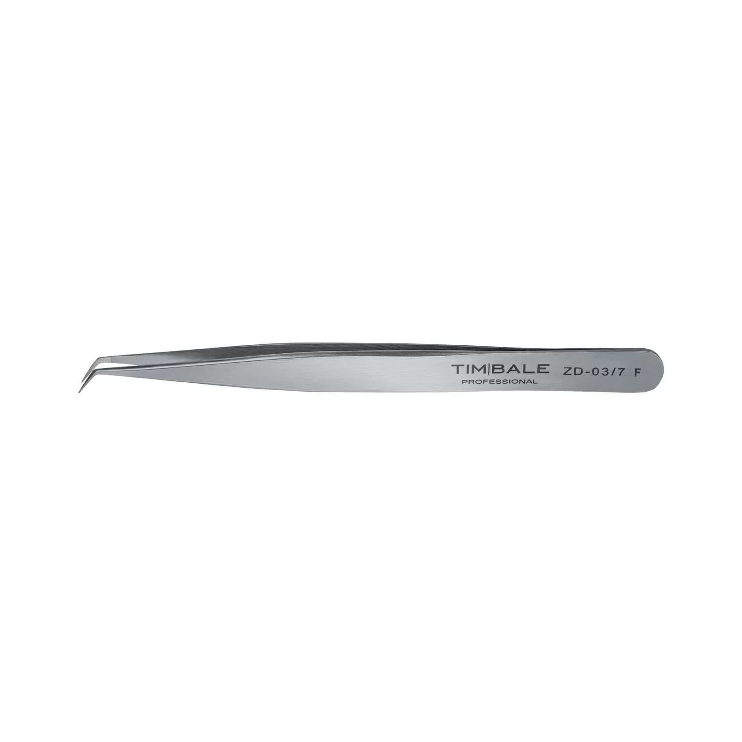 Пинцет для наращивания ресниц TimBale ZD-03, 7 мм, Fiber