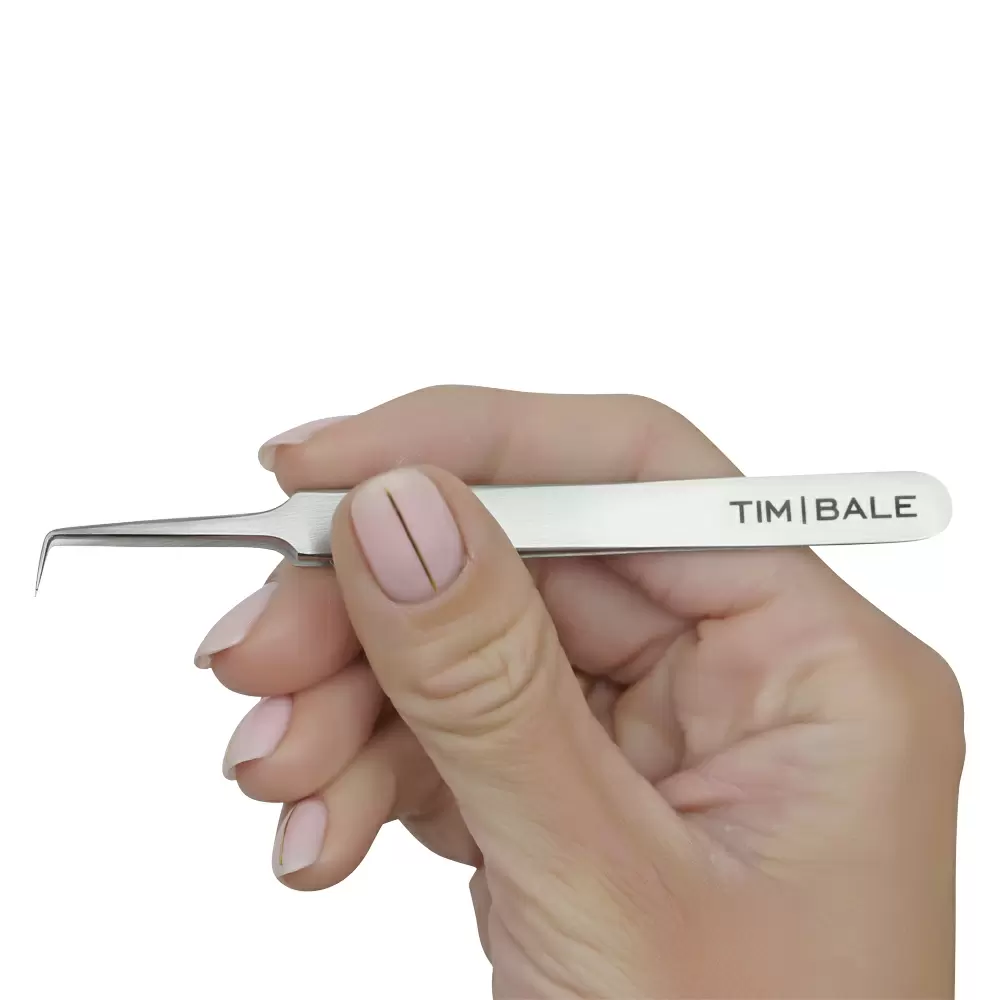 Пинцет для наращивания ресниц TimBale ZD-22, 7 мм