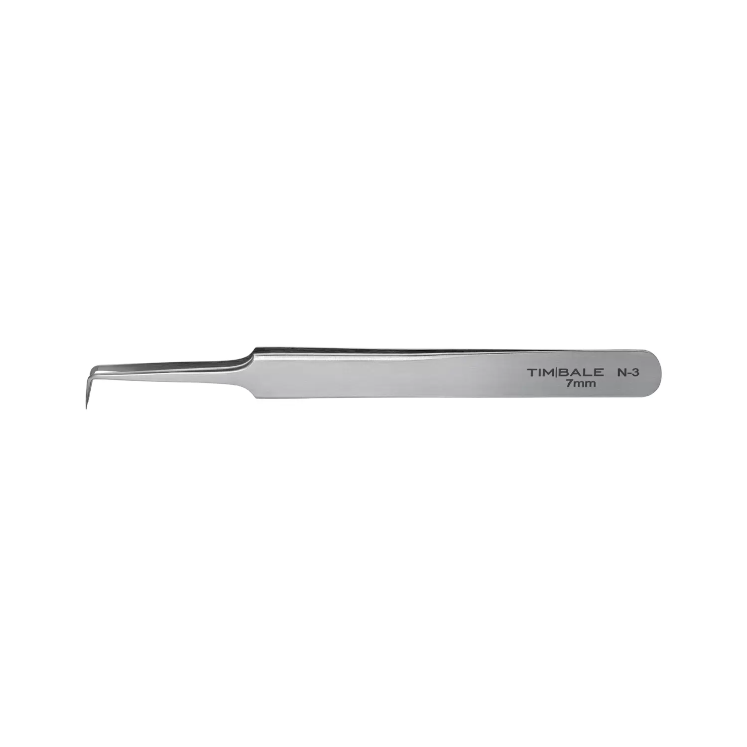 Пинцет для наращивания ресниц TimBale Nano N-3, 7 мм