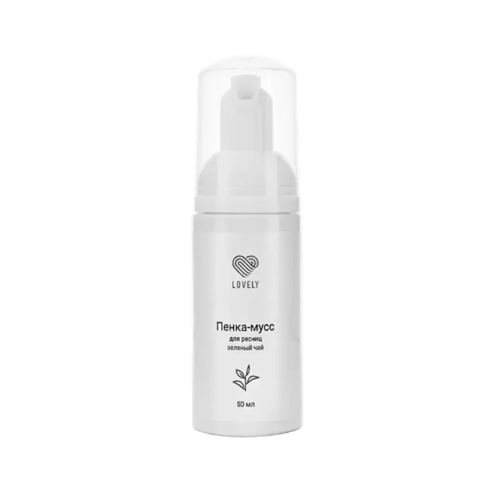 Очищающая пенка для ресниц и бровей Lovely с ароматом, 50 мл