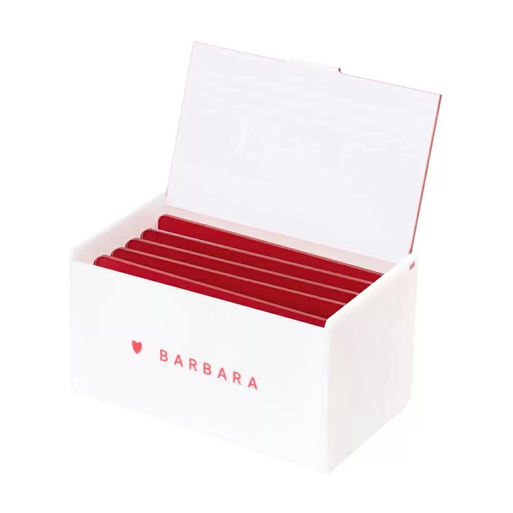 Лэшбокс фирменный BARBARA LOVE, 5 планшетов