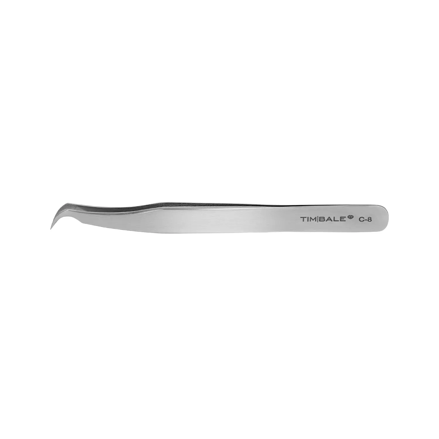 Пинцет для наращивания ресниц TimBale Diamond C-8