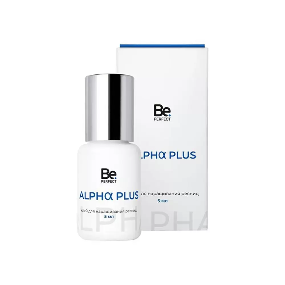 Клей Be Perfect Alpha Plus чёрный для наращивания ресниц, 5 мл, Коробочка