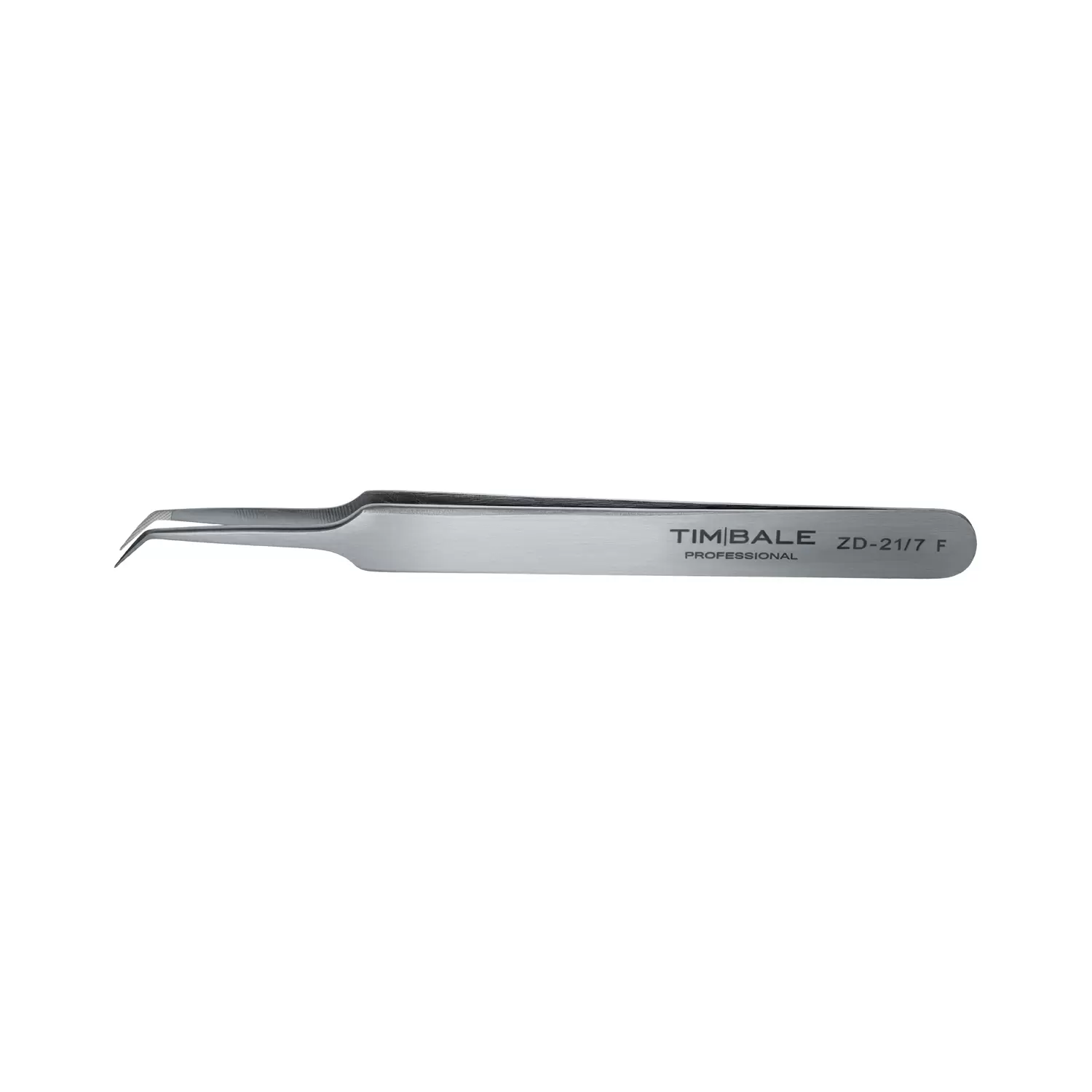 Пинцет для наращивания ресниц TimBale ZD-21, 7 мм, Fiber