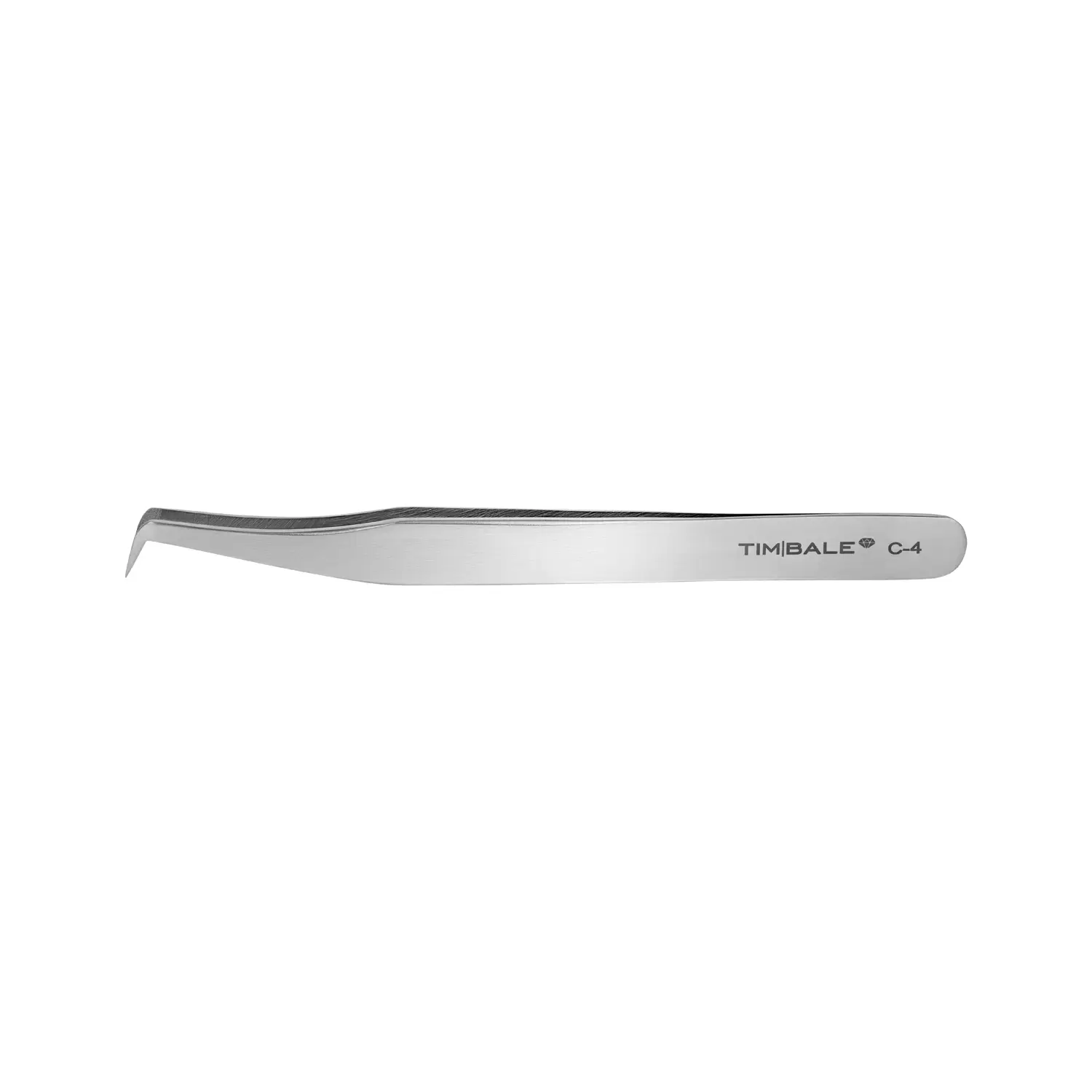 Пинцет для наращивания ресниц TimBale Diamond C-4