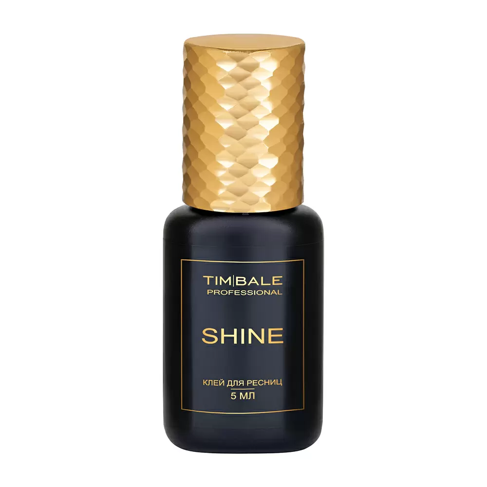 Клей TimBale SHINE чёрный для наращивания ресниц, 5 мл