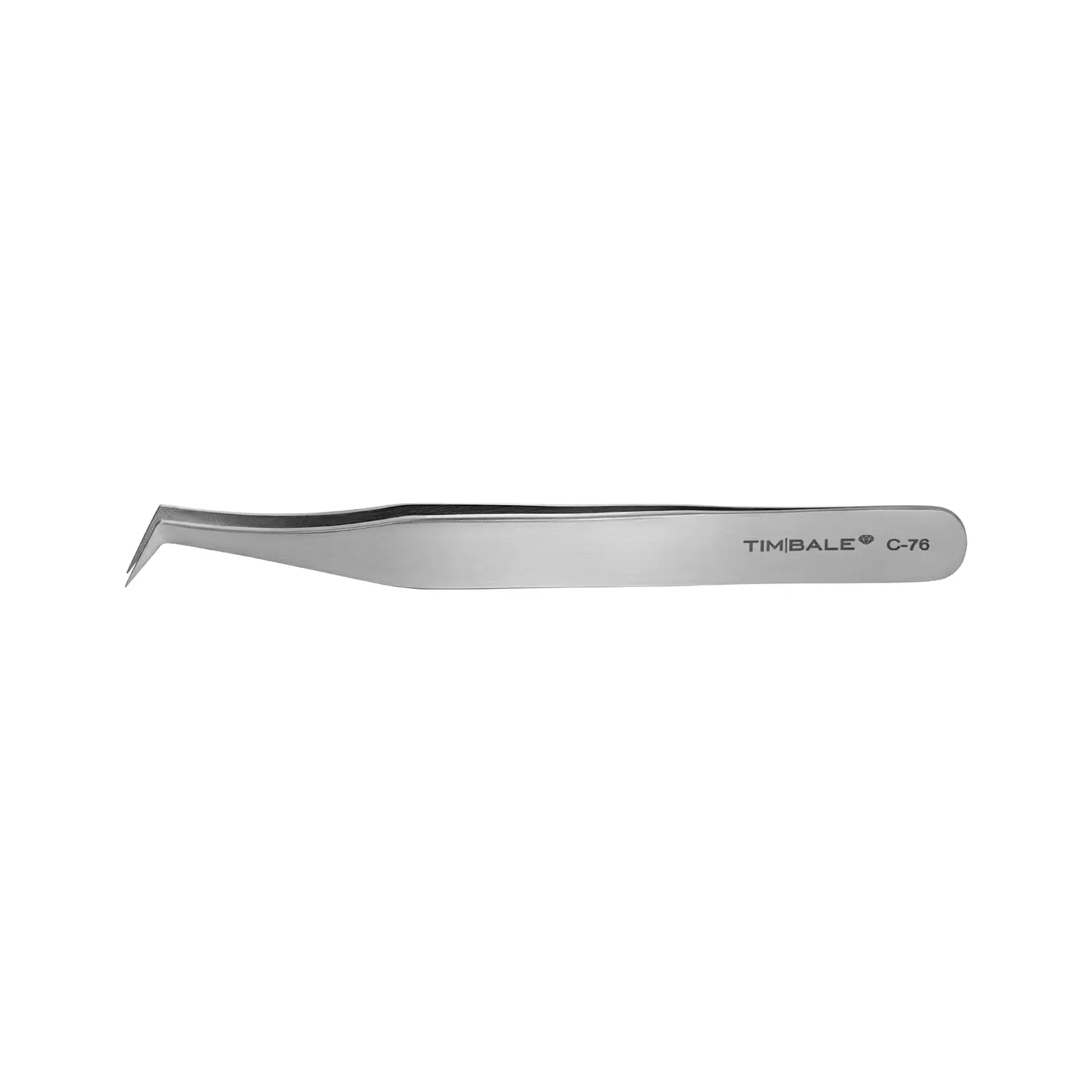 Пинцет для наращивания ресниц TimBale Diamond C-76